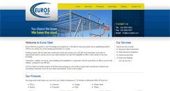 Desktop Screenshot of eurossteel.com